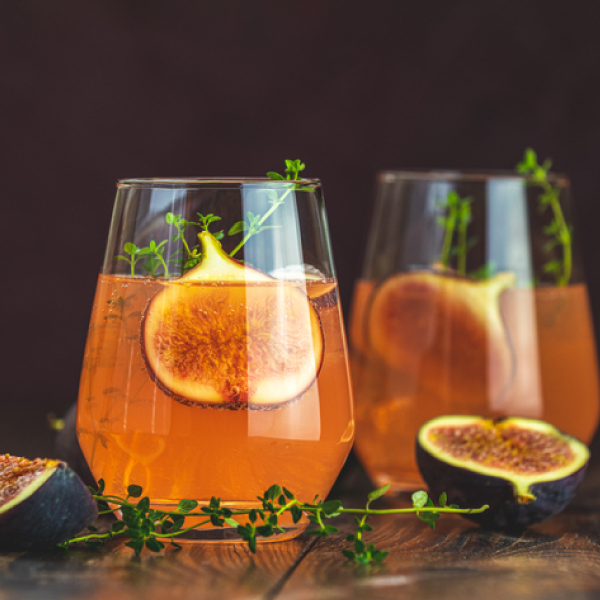 Fig & Honey Wine Cocktail