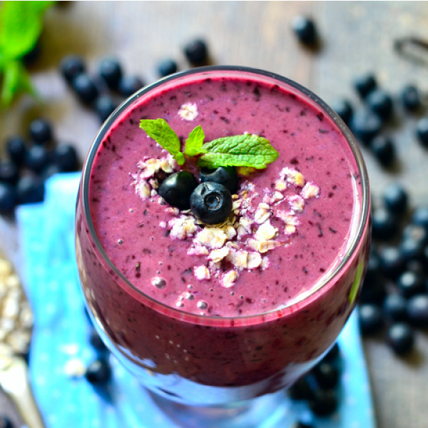 Blueberry Oat Smoothie