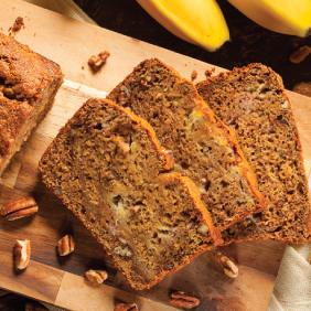 Banana-Nana Pecan Bread